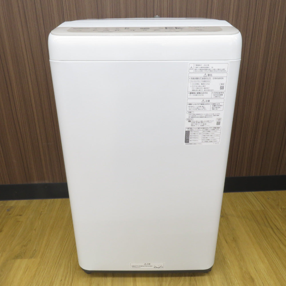 Panasonic パナソニック 全自動電気洗濯機 NA-F7PB1 7.0g 2022年製 エクリュベージュ 簡易乾燥機能付 洗浄・除菌済み  ｜コンプオフ プラス – コンプオフプラス 公式ショップ