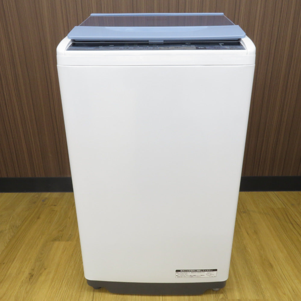 HITACHI 日立 全自動電気洗濯機 ビートウォッシュ 7.0kg BW-V70B ブルー 2018年製 簡易乾燥機能付 一人暮らし 洗浄・除菌済み  ｜コンプオフ プラス – コンプオフプラス 公式ショップ