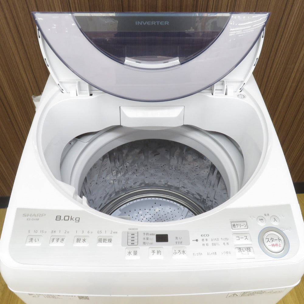 シャープ 全自動電気洗濯機 ES-GE5B‐T とり 