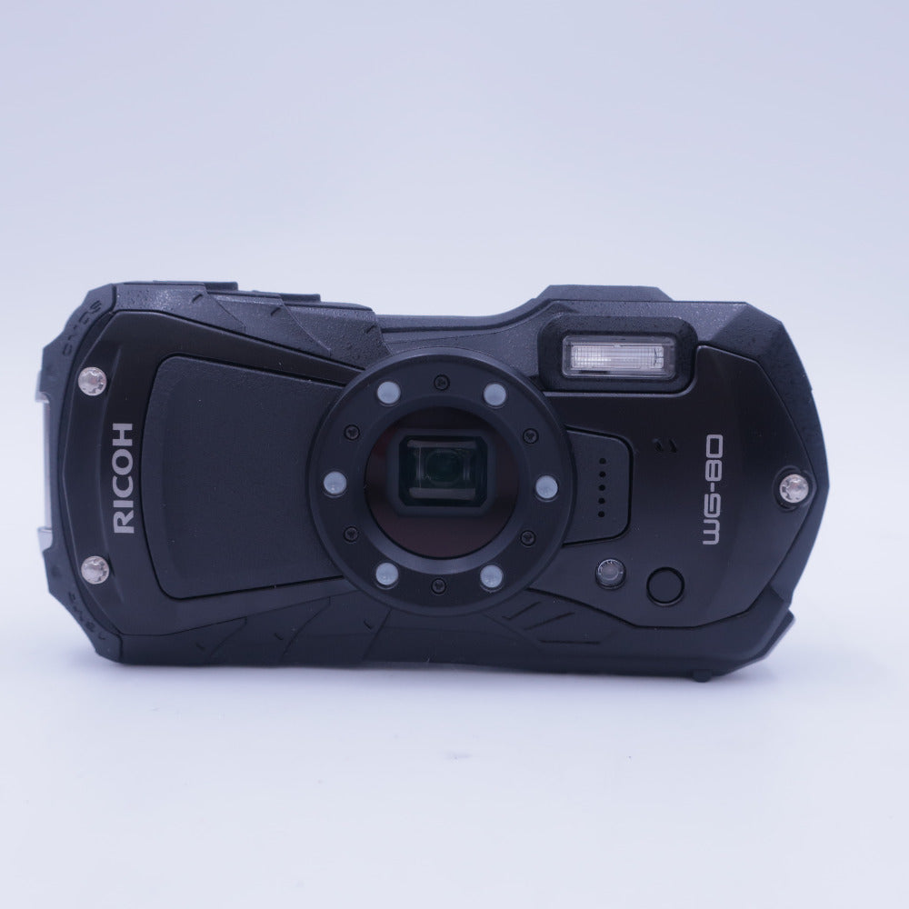 RICOH リコー デジタルカメラ WG80 ブラック 有効画素数1600万画素 防水IPX8相当 防塵 IP6X準拠