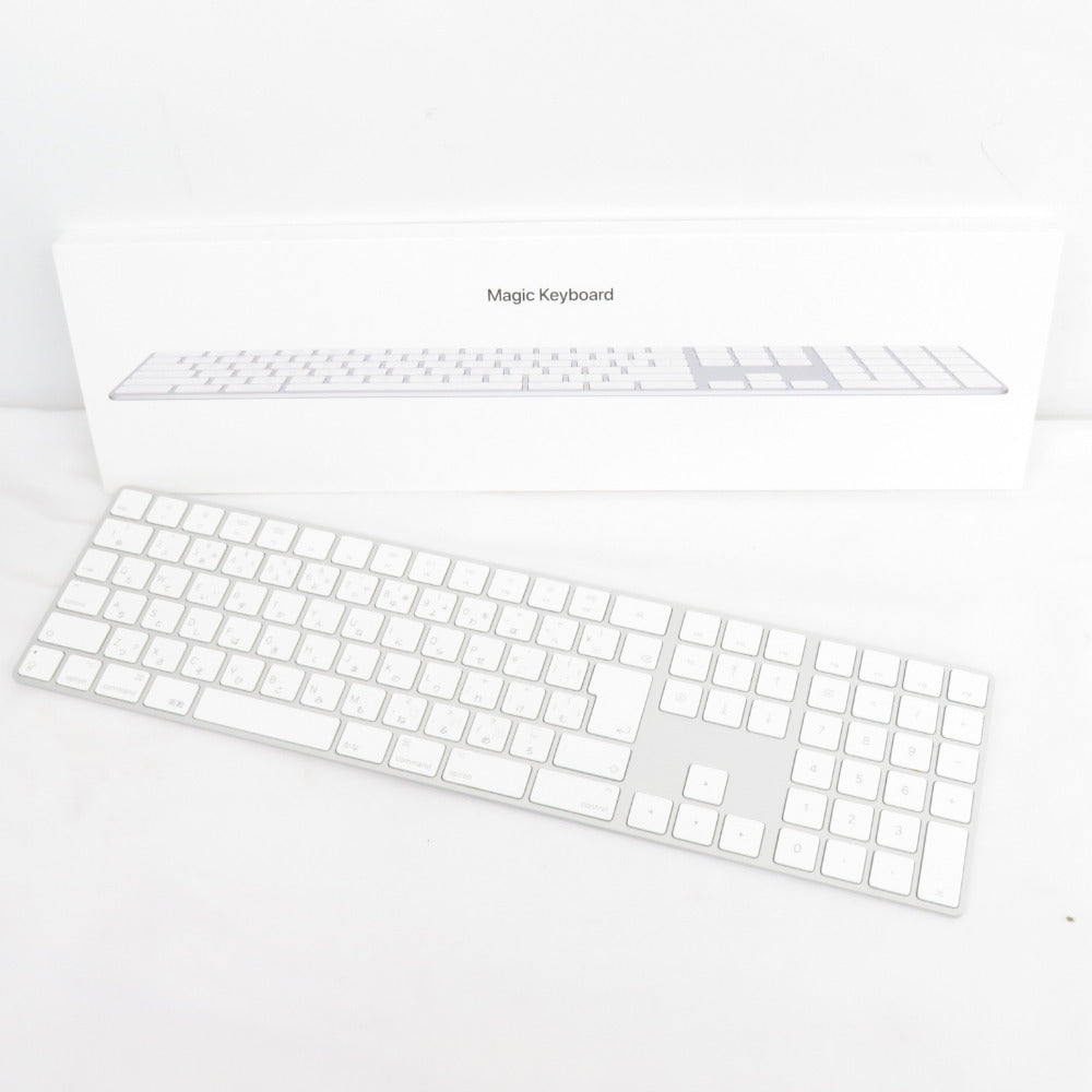 Apple (アップル) マジック キーボード Magic Keyboard ワイヤレスキーボード 日本語配列 テンキー付き MQ052J/A