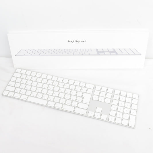 Apple (アップル) マジック キーボード Magic Keyboard ワイヤレスキーボード 日本語配列 テンキー付き MQ052J/A