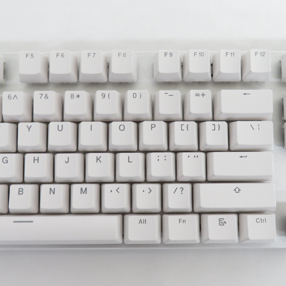GLORIOUS (グロリアス) ゲーミングキーボード GMMK TKL White 英語配列87キー テンキーレス 茶軸 有線接続 GLO-GMMK-TKL-BRN-W