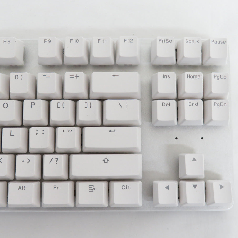 GLORIOUS (グロリアス) ゲーミングキーボード GMMK TKL White 英語配列87キー テンキーレス 茶軸 有線接続 GLO-GMMK-TKL-BRN-W