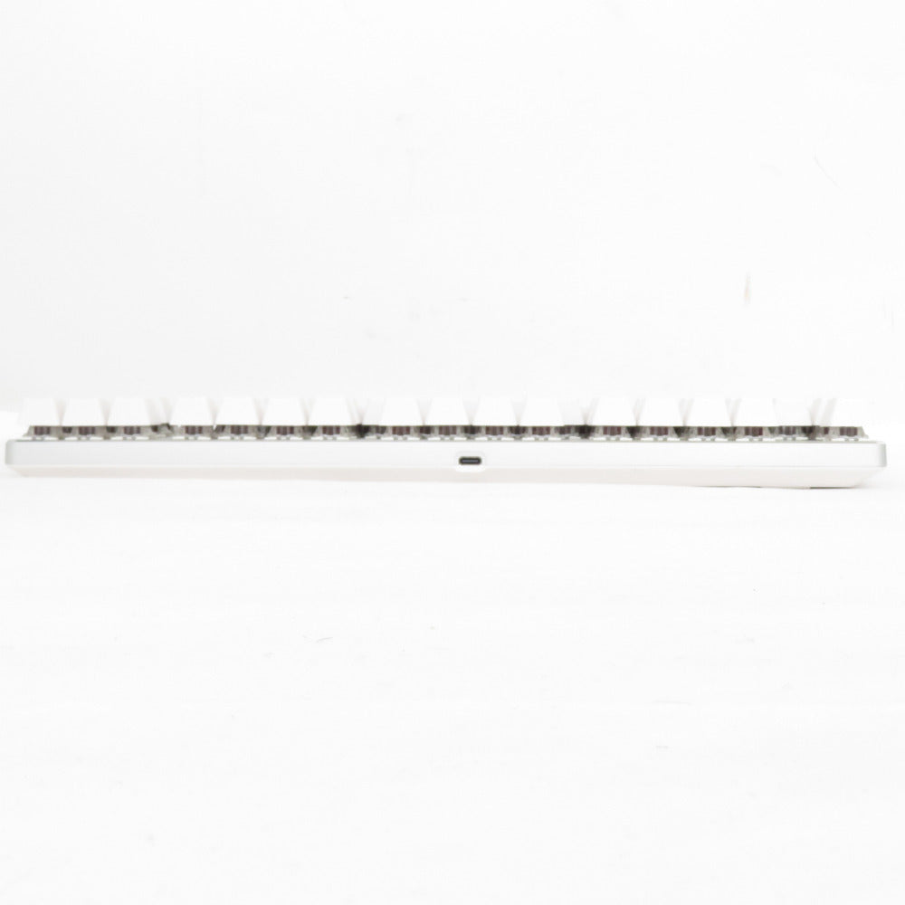 GLORIOUS (グロリアス) ゲーミングキーボード GMMK TKL White 英語配列87キー テンキーレス 茶軸 有線接続 GLO-GMMK-TKL-BRN-W