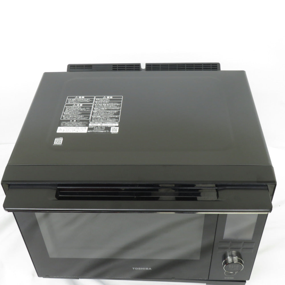 TOSHIBA 東芝 電子レンジ・オーブン 過熱水蒸気オーブンレンジ 石窯ドーム 総庫内容量30L グランブラック ER-XD3000(K)