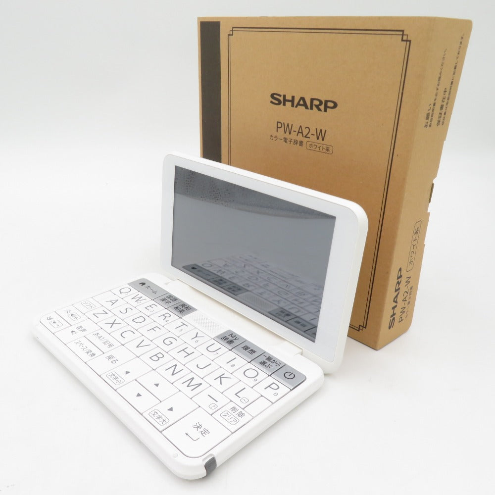 SHARP シャープ 小型家電 カラー電子辞書 生活・教養 Brain ブレーン PW-A2-W ホワイト