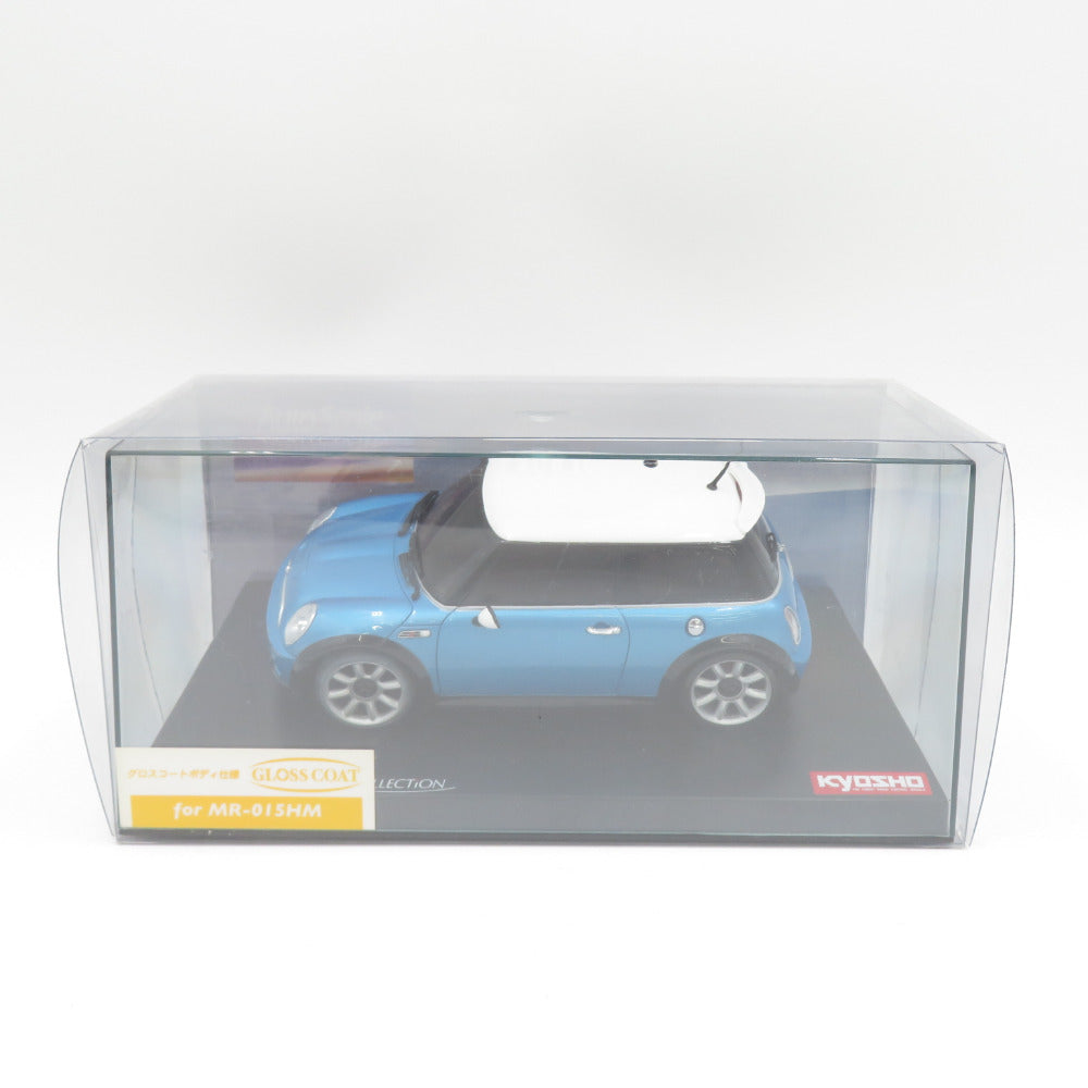 ミニクーパーS ブルー Auto Scale COLLECTION -GLOSS COAT- 完成品 京商 キョウショウ MR015HM 模型 美品