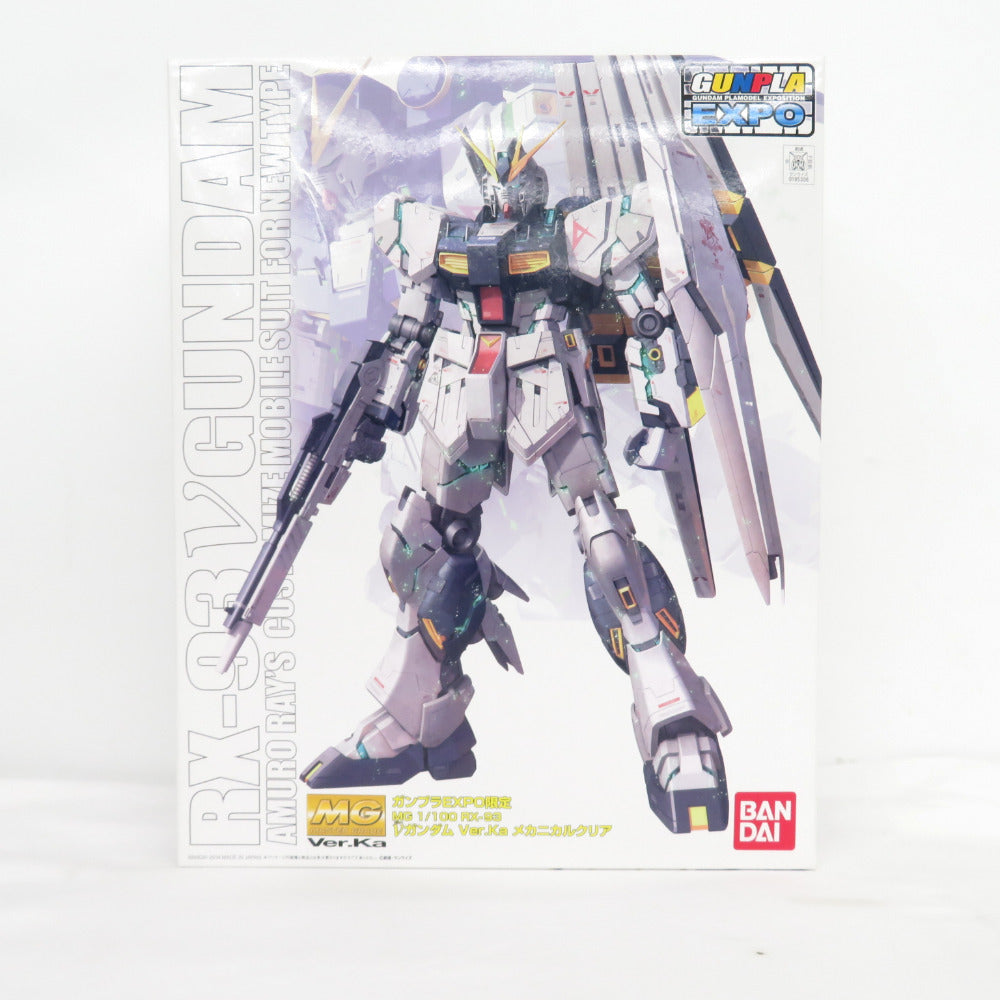 1/100 MG RX-93 νガンダム Ver.Ka メカニカルクリア 「機動戦士ガンダム 逆襲のシャア」 ガンプラEXPO限定 プラモデル 美品