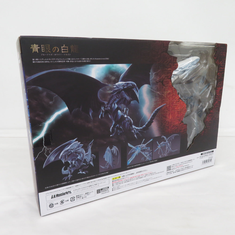 S.H.MonsterArts 遊☆戯☆王 デュエルモンスターズ 青眼の白龍 箱汚れあり BANDAI SPIRITS バンダイスピリッツ フィギュア 未開封品