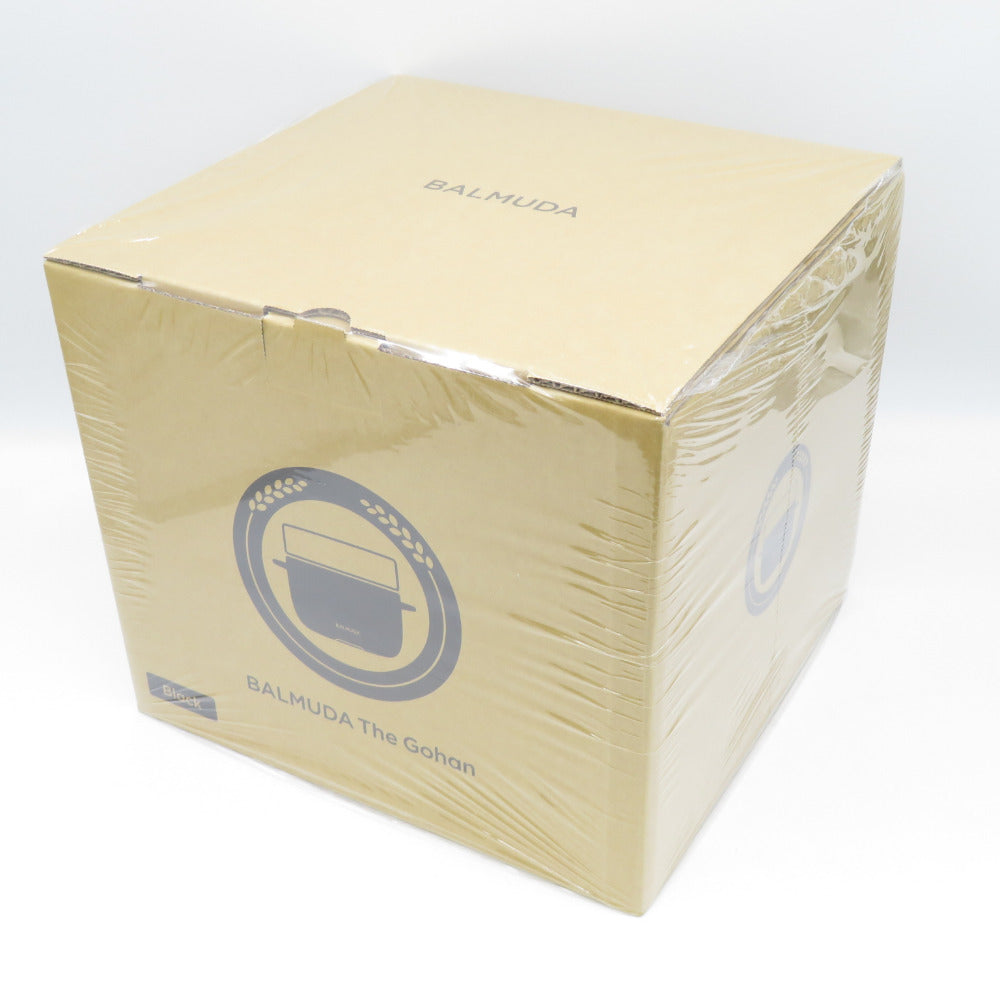 BALMUDA (バルミューダ) 炊飯器 The Gohan 3合炊き K03A-BK 未開封品