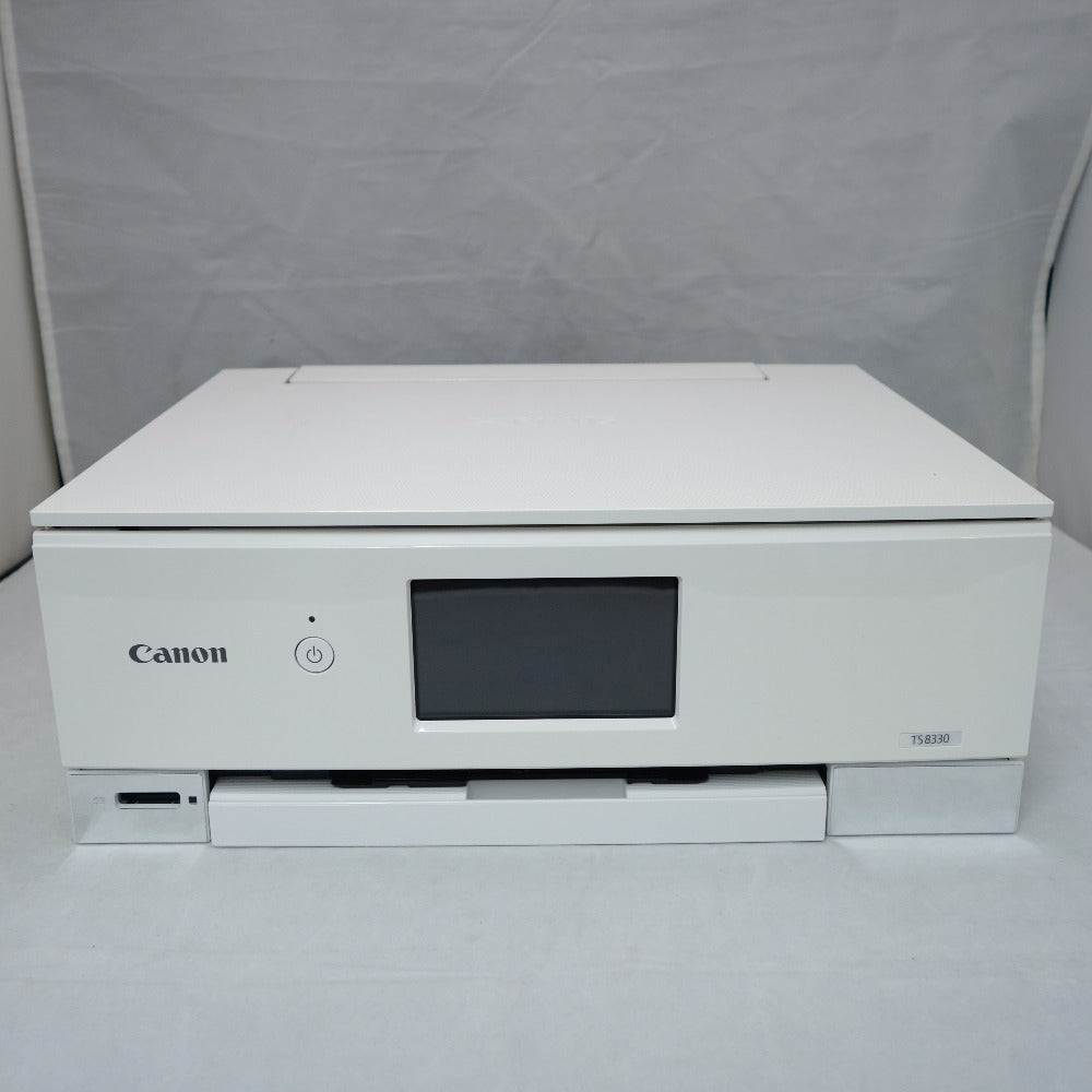 ジャンク品 CANON (キャノン) PIXUS インクジェット複合機 プリンター ホワイト A4 TS8330
