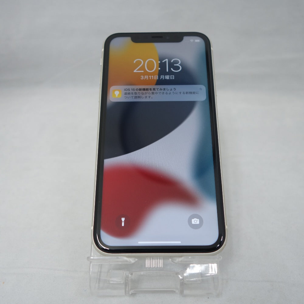 au版] Apple iPhone 11 (アイフォン イレブン)64GB ホワイト 利用制限 