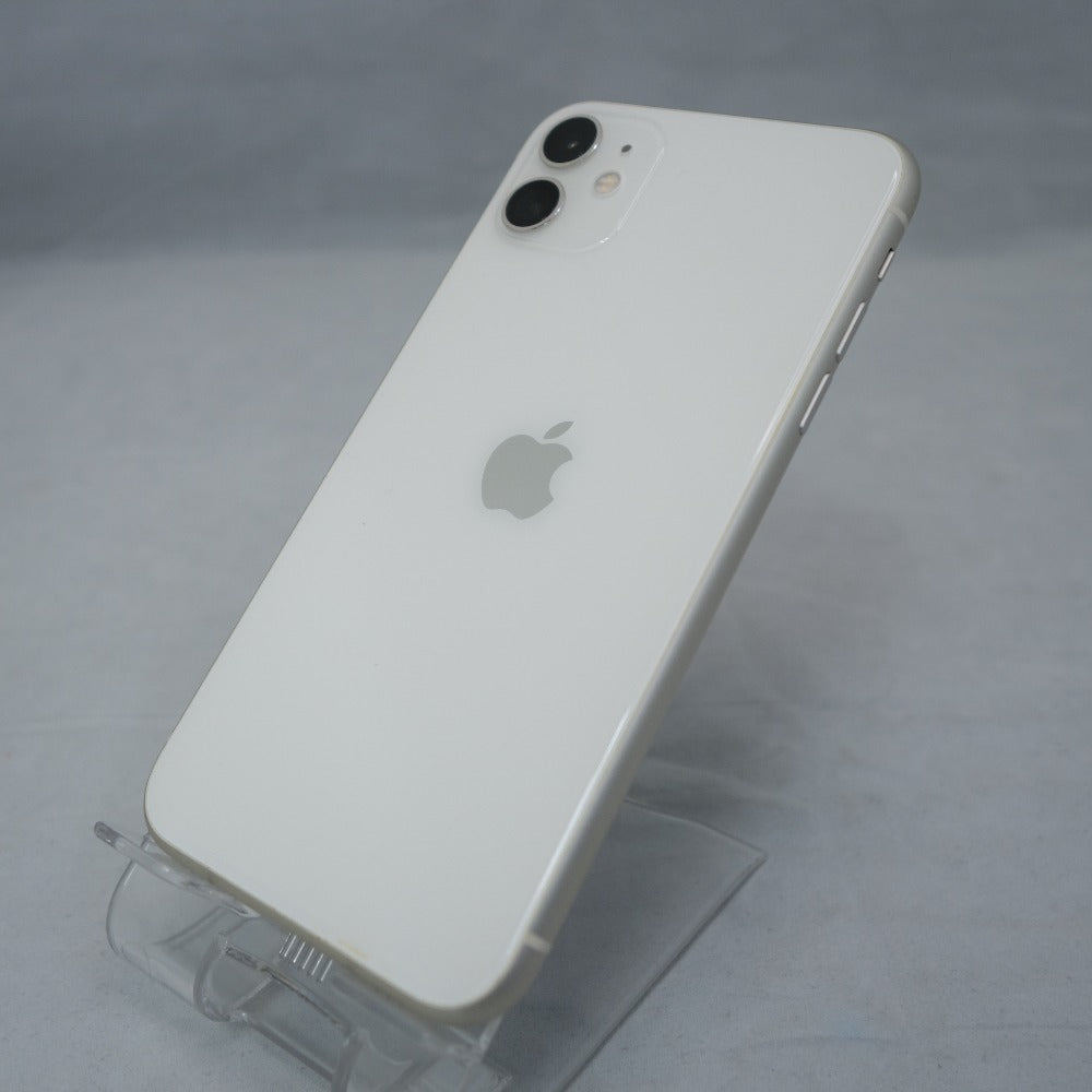 au版] Apple iPhone 11 (アイフォン イレブン)64GB ホワイト 利用制限 
