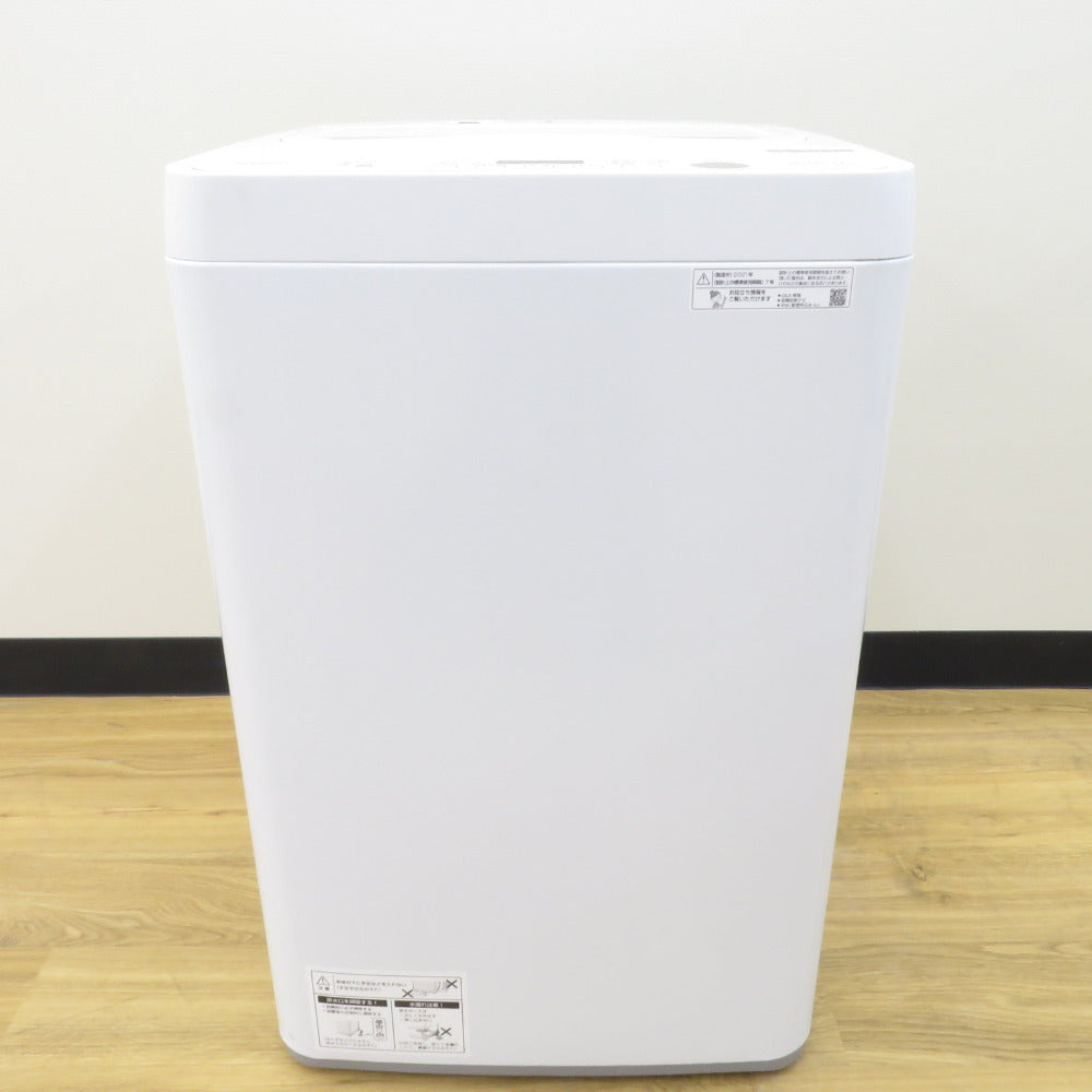 SHARP シャープ 全自動洗濯機 4.5Kg ES-GE4E-C 2021年製 ベージュ 簡易 