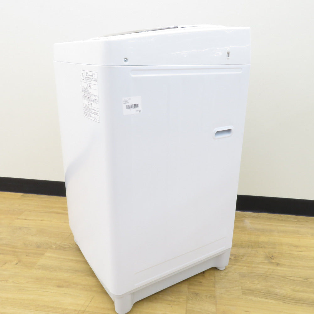 TOSHIBA 東芝 全自動洗濯機 7.0kg AW-7G8 2019年製 ホワイト 簡易乾燥機能付 洗浄・除菌済み