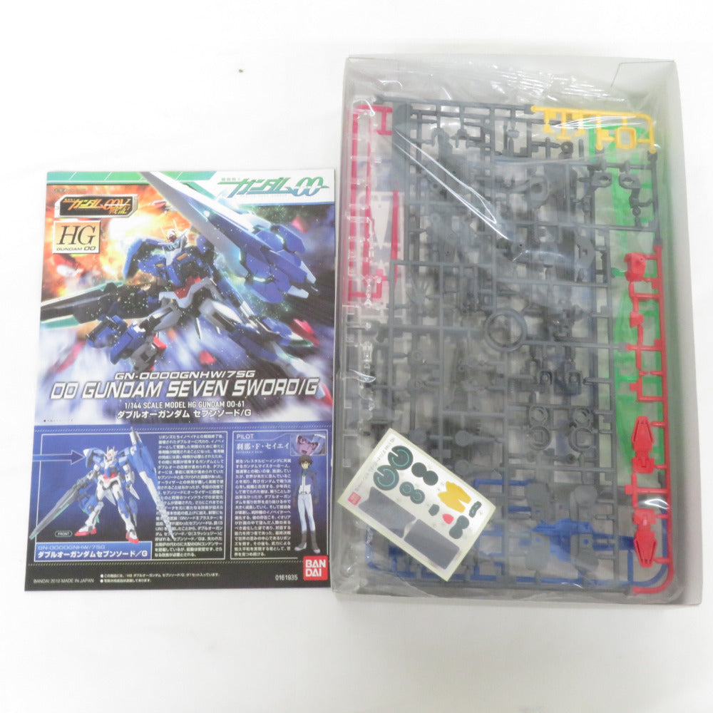 HG 1/144 機動戦士ガンダム00 ガンダムスローネツヴァイ ガンダムハルート ダブルオーガンダムセブンソード/G 3箱セット 未組立品 BANDAI SPIRITS バンダイスピリッツ プラモデル