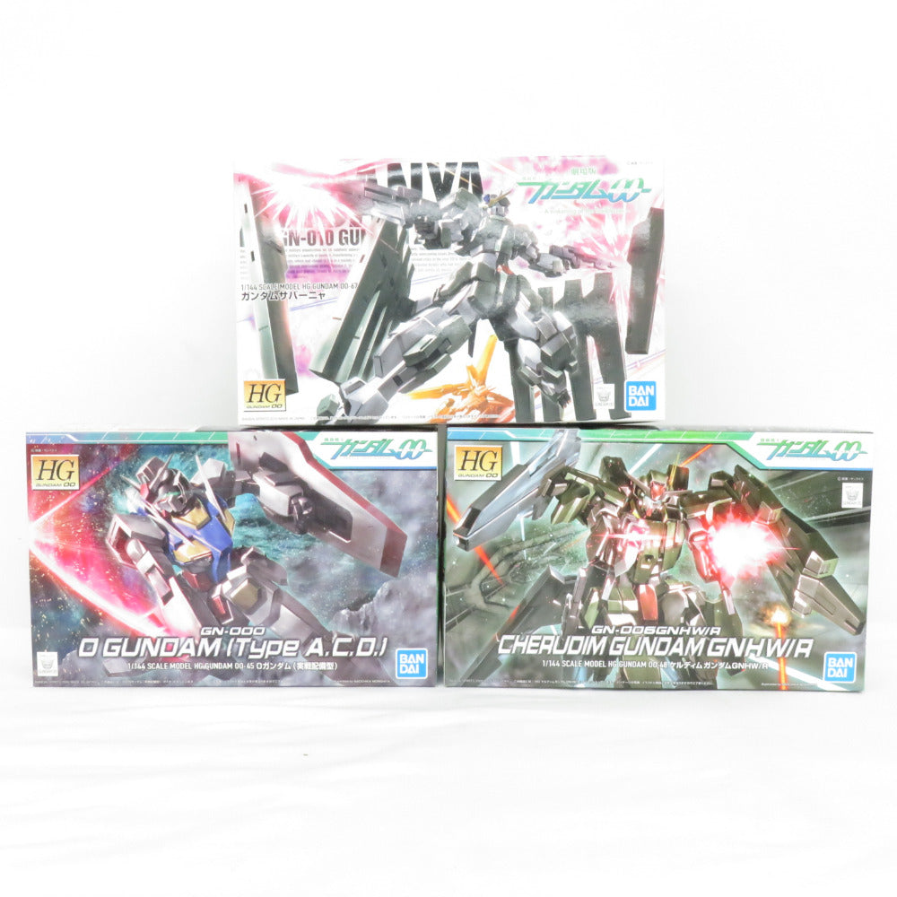 HG 1/144 機動戦士ガンダム00 ケルディムガンダム GNHW/R(ジーエヌヘビーウェポン/アール) オーガンダム (実戦配備型) ガンダムサバーニャ 3箱セット 未組立品 BANDAI SPIRITS バンダイスピリッツ プラモデル