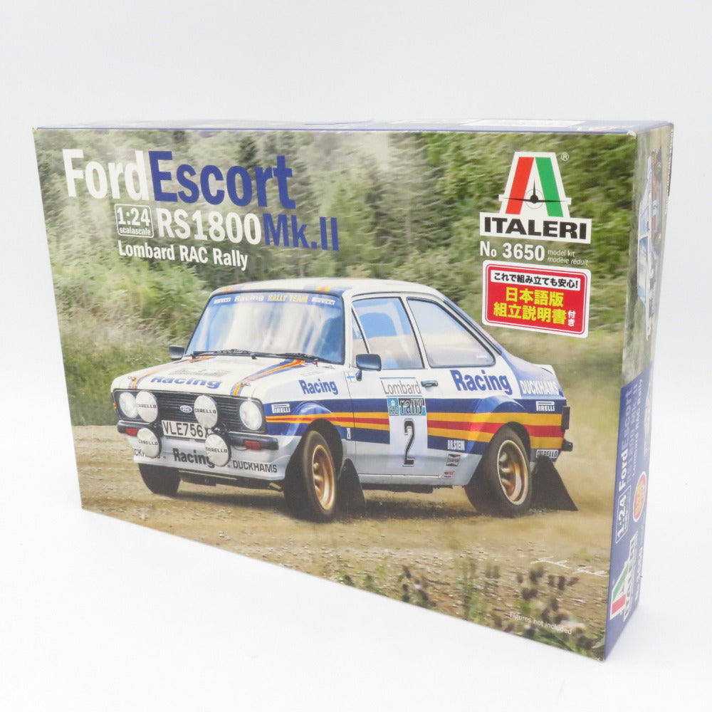 1/24 フォード エスコート RS1800/Mk.2 日本語説明書付き 未開封品 Italeri イタレリ プラモデル 未組立品