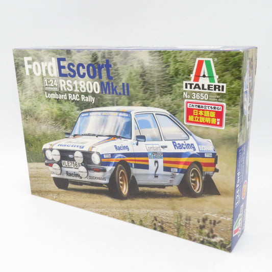 1/24 フォード エスコート RS1800/Mk.2 日本語説明書付き 未開封品 Italeri イタレリ プラモデル 未組立品
