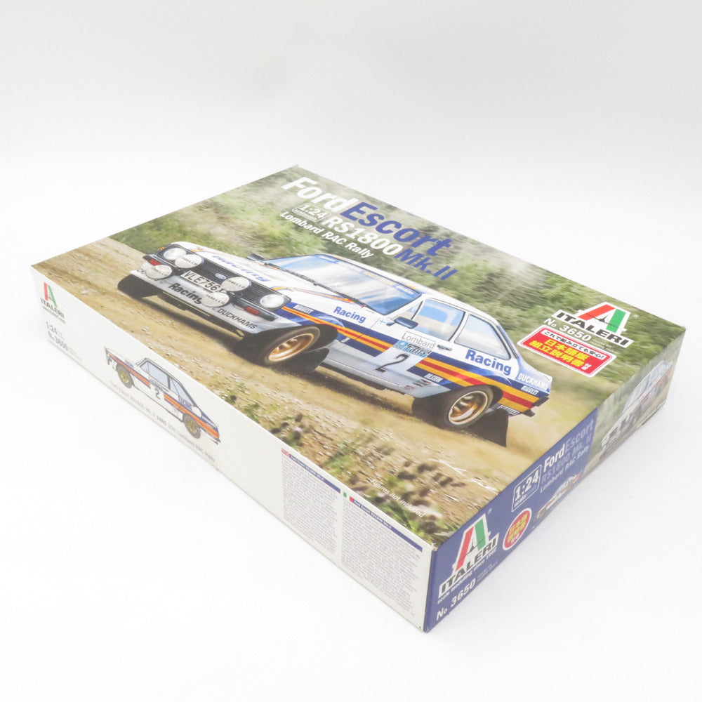 1/24 フォード エスコート RS1800/Mk.2 日本語説明書付き 未開封品 Italeri イタレリ プラモデル 未組立品