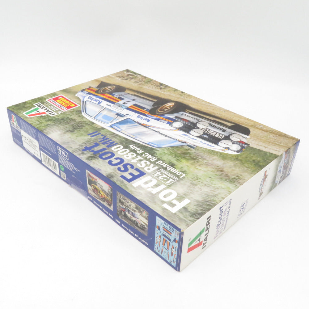1/24 フォード エスコート RS1800/Mk.2 日本語説明書付き 未開封品 Italeri イタレリ プラモデル 未組立品