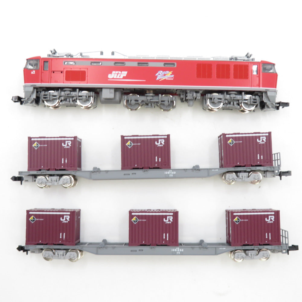 Nゲージ 98485 JR EF510-0形コンテナ列車セット(3両) 開封品 TOMIX 