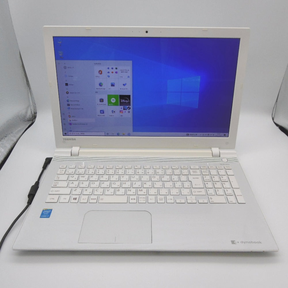 dynabook T (ダイナブック ティー) ノートパソコン 東芝 dynabook T75 T75/RW Core-i7 5500U 2.40GHz/メモリ8GB/SSD480GB Windows 10 Home 64bit 美品