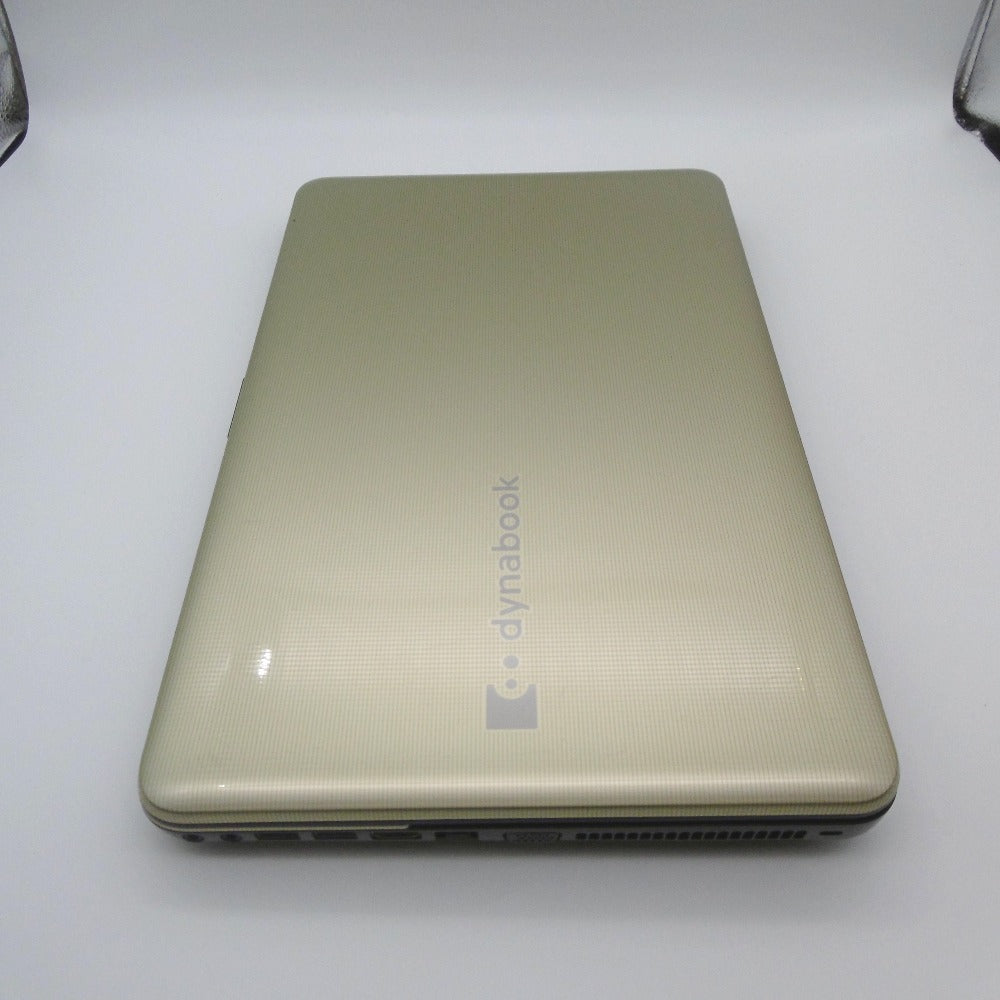 dynabook T (ダイナブック ティー) ノートパソコン 東芝 dynabook T552 T552/58GK シャンパンゴールド Core i7-3630QM 2.40GHz/メモリ8GB/SSD120GB Windows 10 Home 64bit