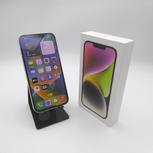 Apple iPhone 14 (アイフォン フォーティーン) iPhone Apple iPhone 14 128GB MPUQ3J/A スターライト docomo 判定△ SIMロックなし 美品
