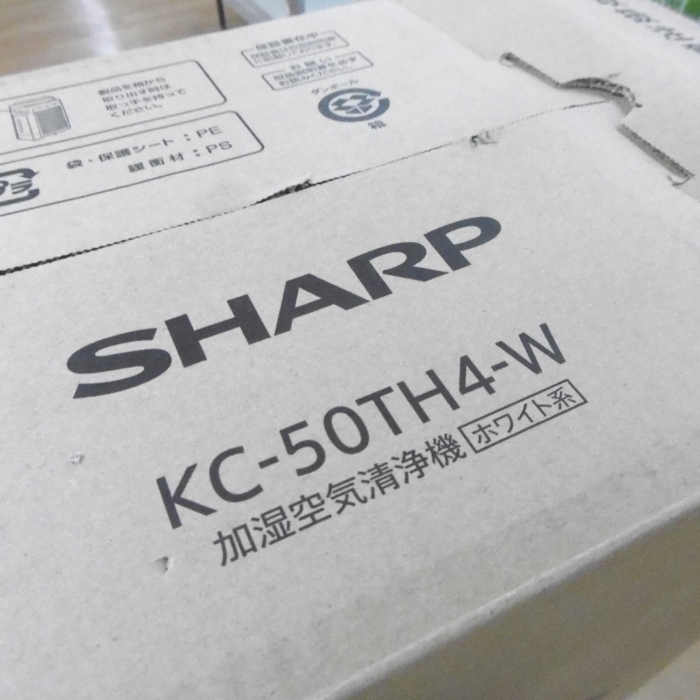 SHARP シャープ プラズマクラスター 加湿空気清浄機 KC-50TH4-W