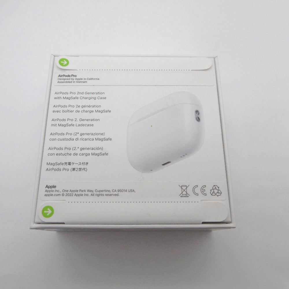 Apple AirPods (エアポッズ) オーディオ機器 未開封・未使用 Apple AirPods Pro 第2世代 MQD83J/A ワイヤレスイヤホン MQD83J/A 未使用品