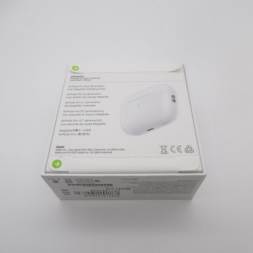 Apple AirPods (エアポッズ) オーディオ機器 Apple AirPods Pro 第2世代 MQD83J/A ワイヤレスイヤホン 未開封 未使用品 MQD83J/A  未使用品