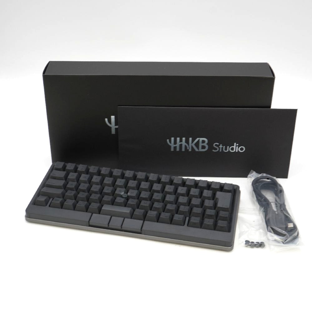 PFU ピーエフユー PC周辺機器 PFU HHKB Studio 日本語配列／墨 Happy Hacking Keyboard 美品