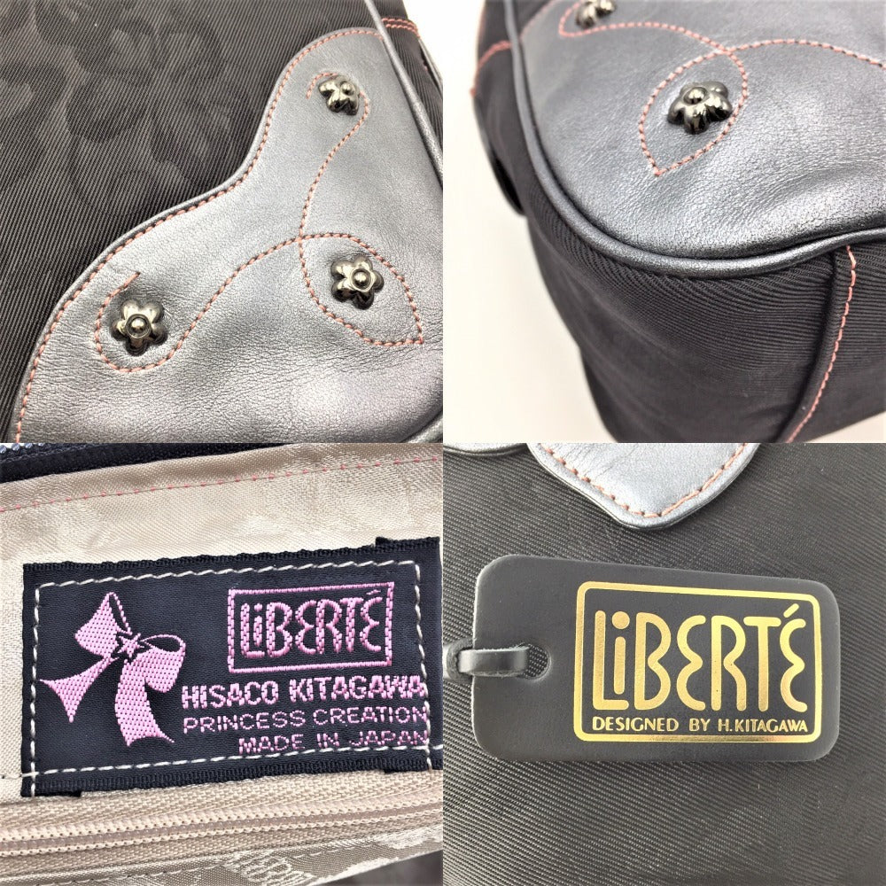 特価商品【美品】LiBERTE リベルテ 2ファスナーユニセックスショルダーバッグ バッグ