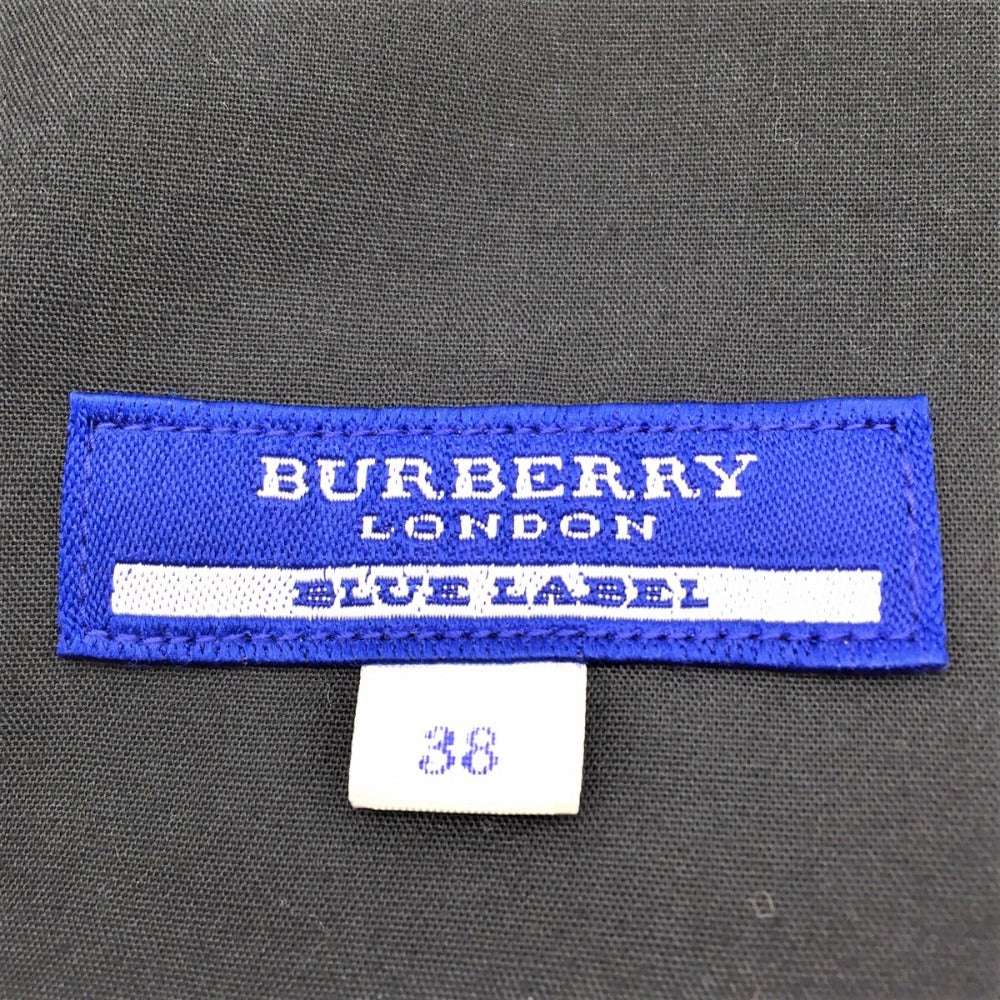 BURBERRY BLUE LABEL (バーバリーブルーレーベル) ミニスカート BURBERRY BLUELABEL ミニスカート 38 ブラック FX505-258-09 三陽商会 美品