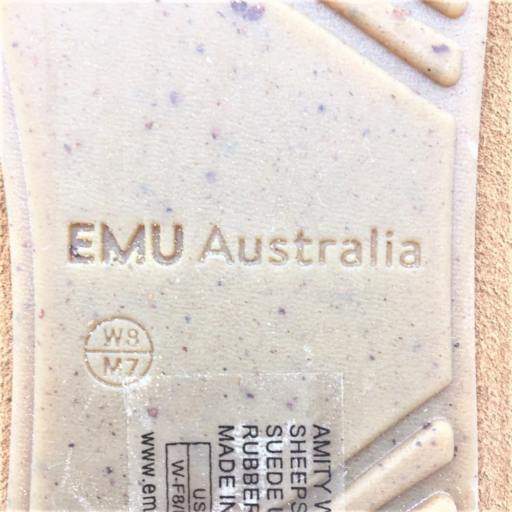 EMU Australia (エミュ オーストラリア) 靴その他 EMU Australia シープスキン スエードモカシン アミティ AMITY W10555 US8 25.0cm 長さ26cm 未使用品