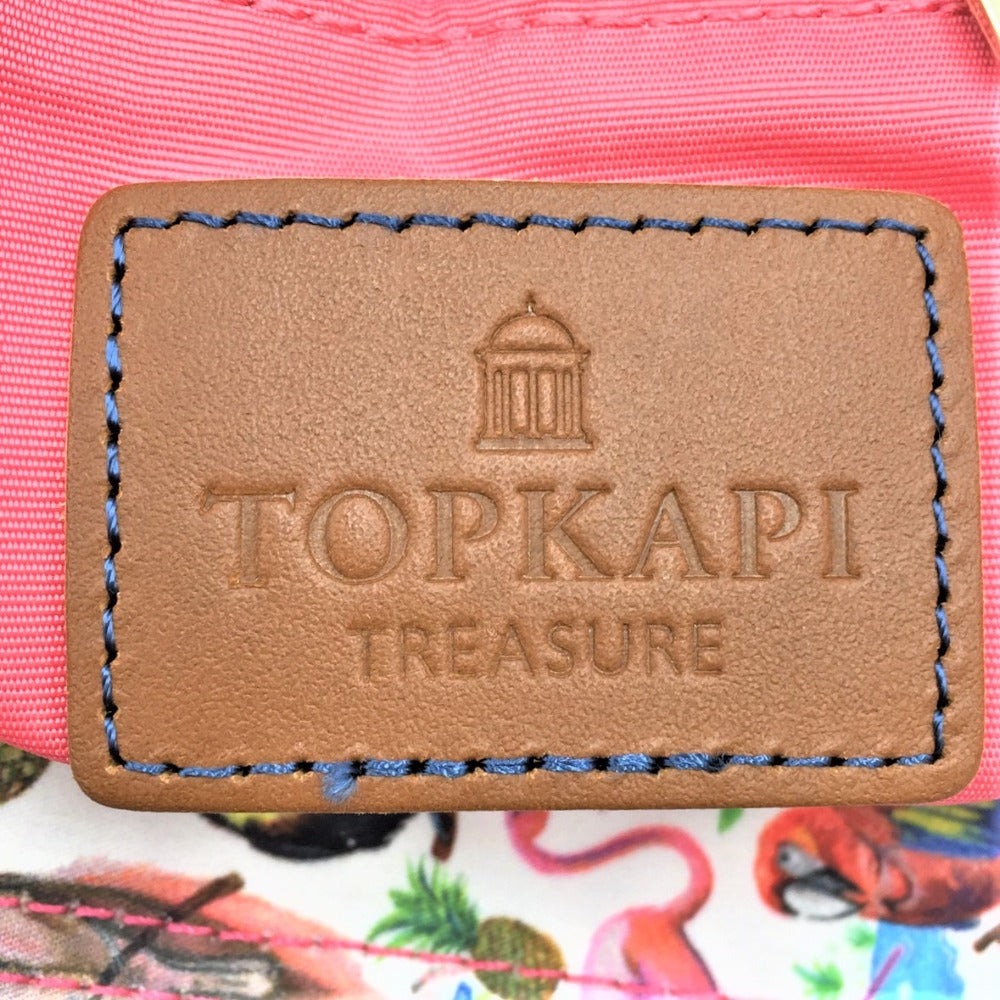 TOPKAPI TREASURE (トプカピトレジャー) トートバッグ TOPKAPI TREASURE トートバッグ 鳥 バード 総柄 美品