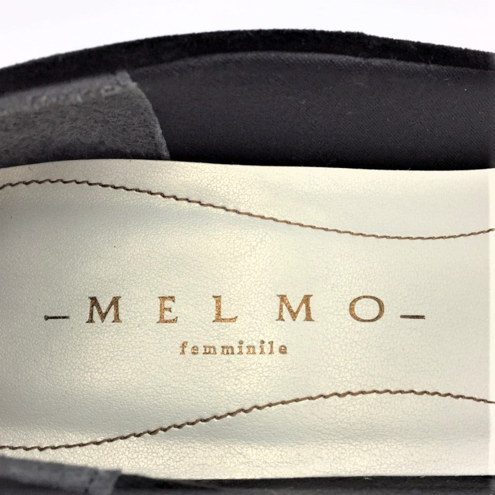 MELMO (メルモ) パンプス MELMO パンプス ブラック 23.0cm 長さ23cm 美品