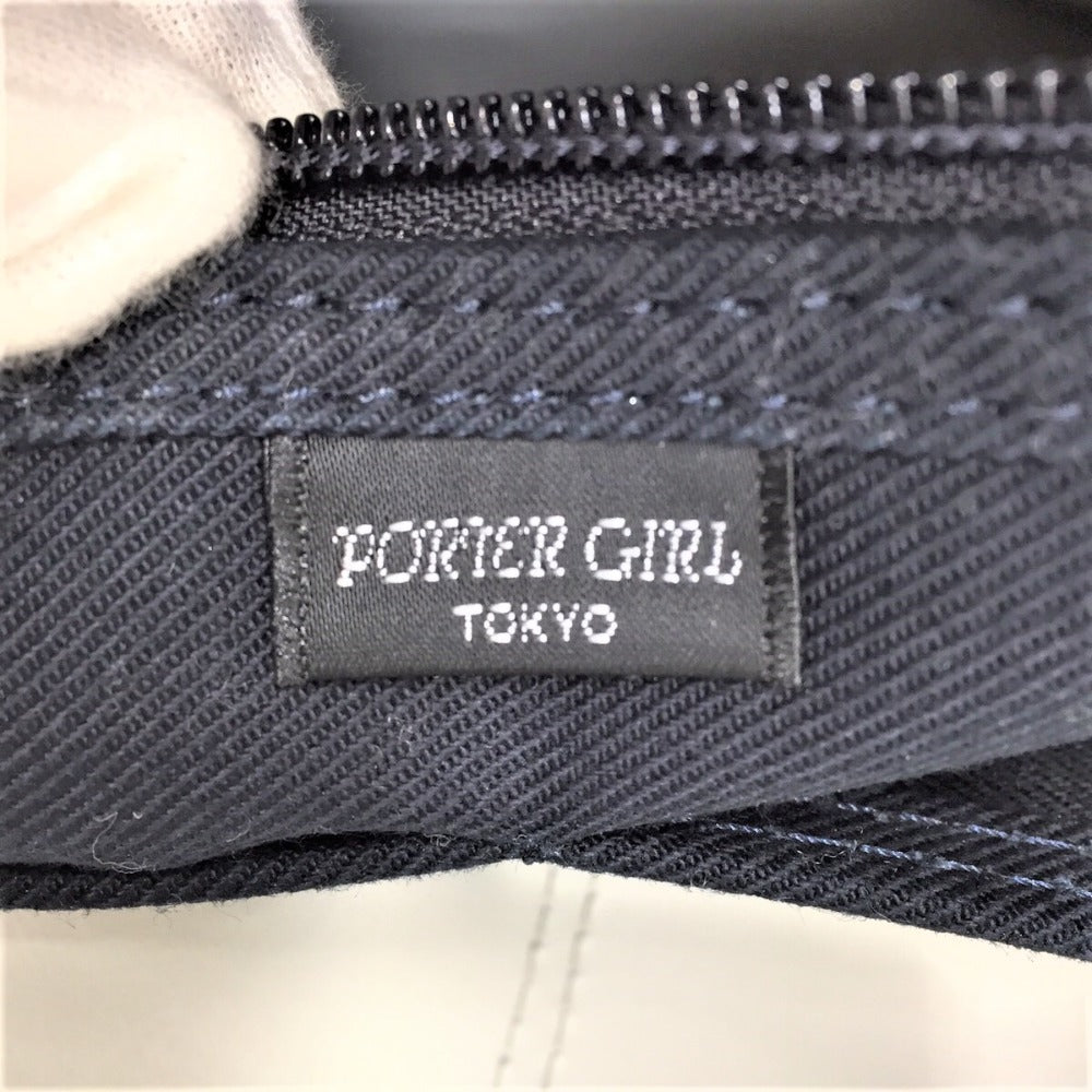 PORTER GIRL PORTER GIRL ネイキッド ショルダーバッグ M ネイビー 667