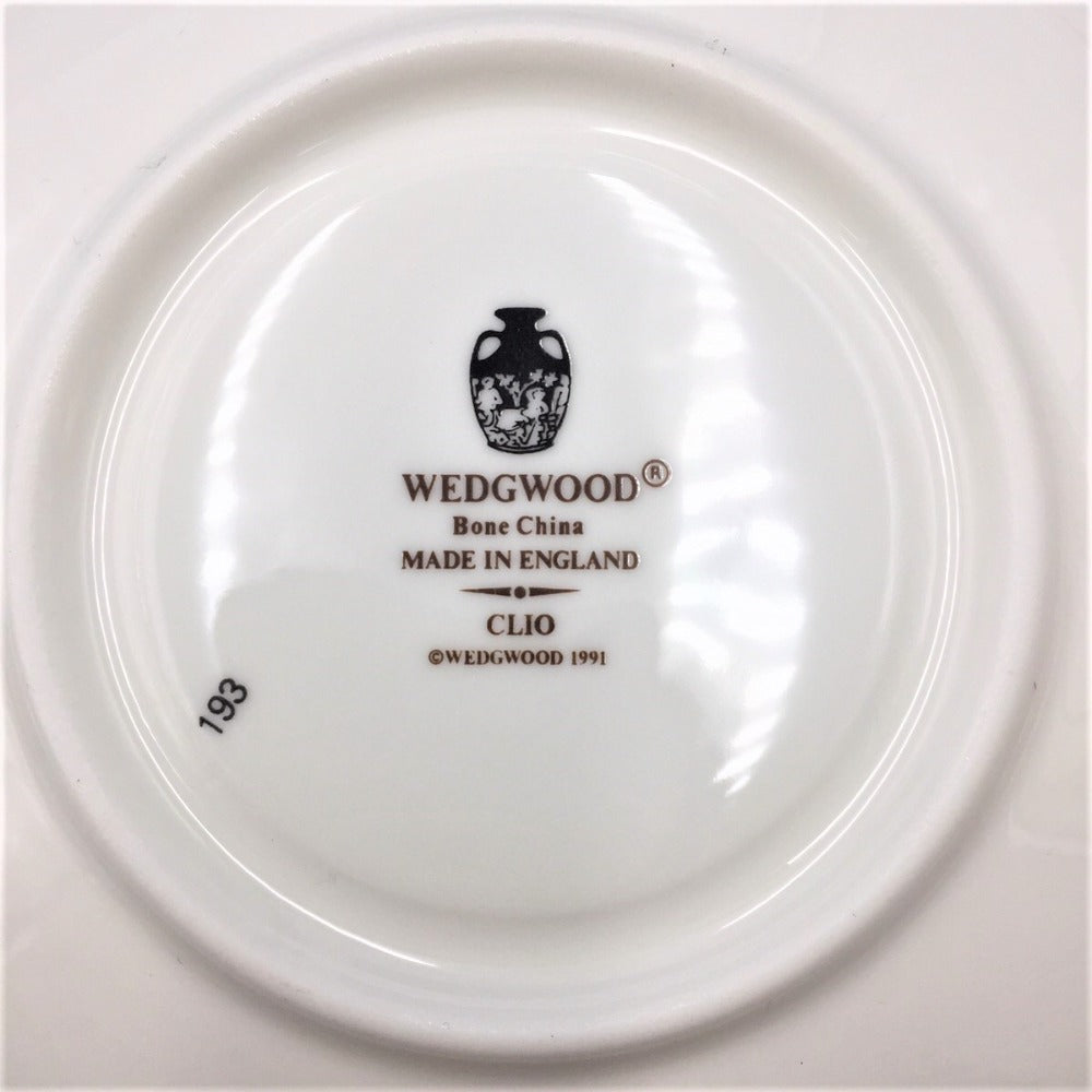 WEDGWOOD (ウエッジウッド) 食器 WEDGWOOD クリオ カップ＆ソーサーペアセット 旧刻印 廃盤品 未使用品