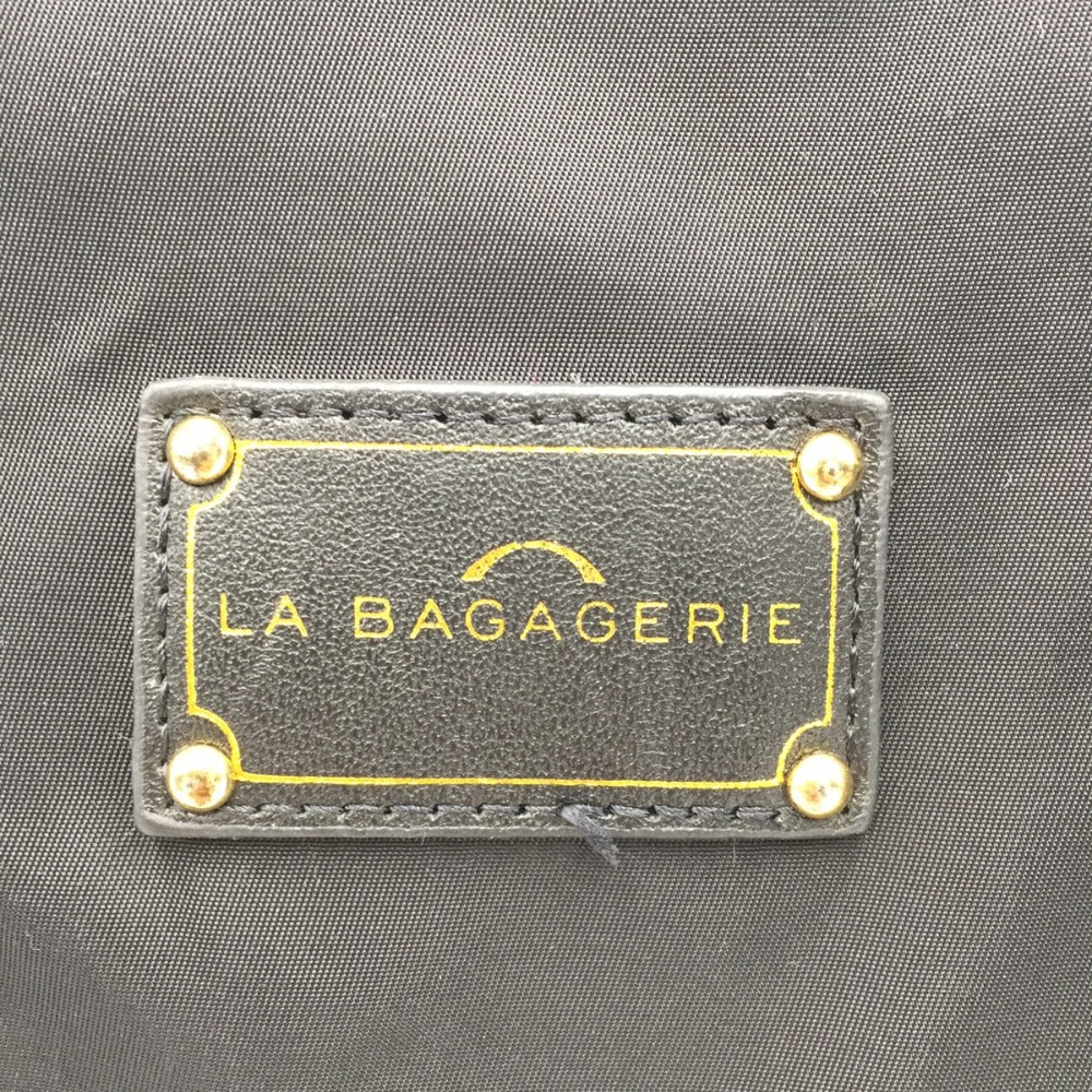 LA BAGAGERIE (ラ・バガジェリー) トートバッグ LA BAGAGERIE ナイロン2wayトートバッグ ブラック 美品