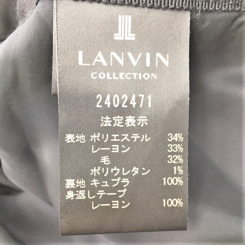 LANVIN COLLECTION (ランバン コレクション) パンツ LANVIN COLLECTION テーパードパンツ スラックス チェック柄 36 S 2402471 美品