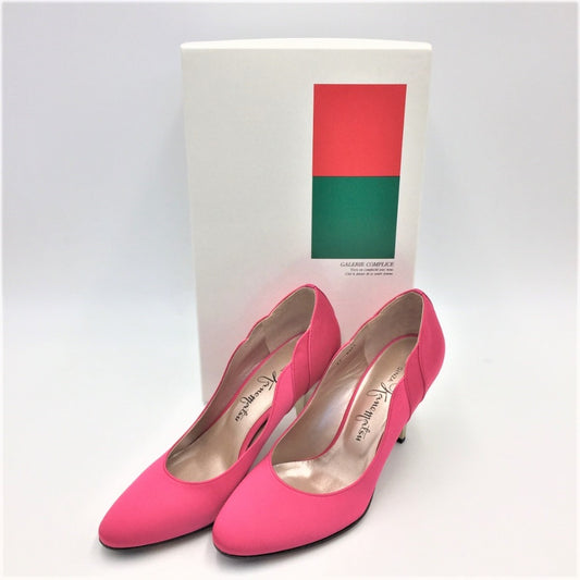 KANEMATSU (銀座かねまつ) パンプス 銀座かねまつ パンプス サテンドレープ ピンク 21.5cm TY8901