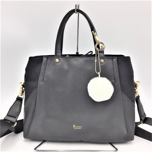 Kanana project (カナナプロジェクト) ショルダーバッグ カナナショルダーバッグ 2way ブラック 31873 美品