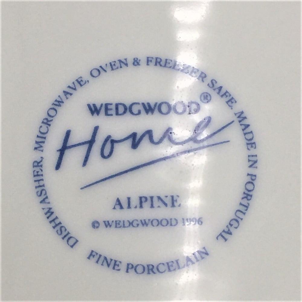 WEDGWOOD (ウエッジウッド) 食器 WEDGWOOD HOME ALPINE アルパイン プレートセット 21cm 26.5cm 廃盤品 美品