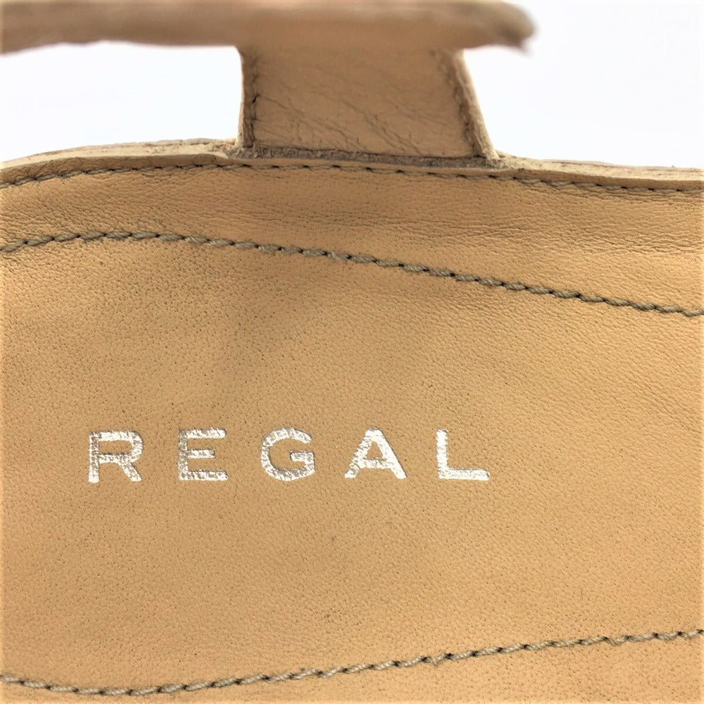 REGAL REGAL レザークロスサンダル ホワイト F43K 23.5cm F43K