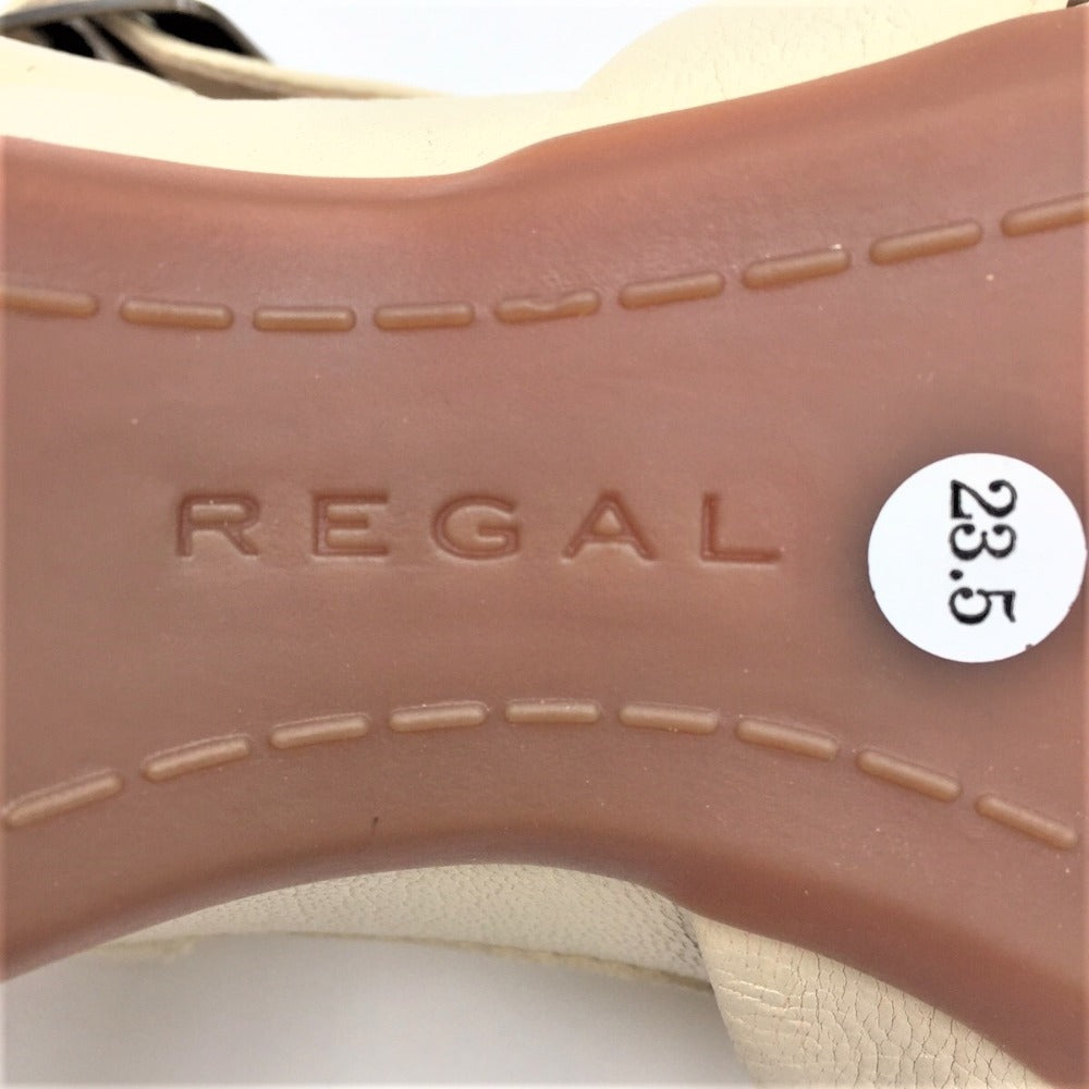 REGAL REGAL レザークロスサンダル ホワイト F43K 23.5cm F43K