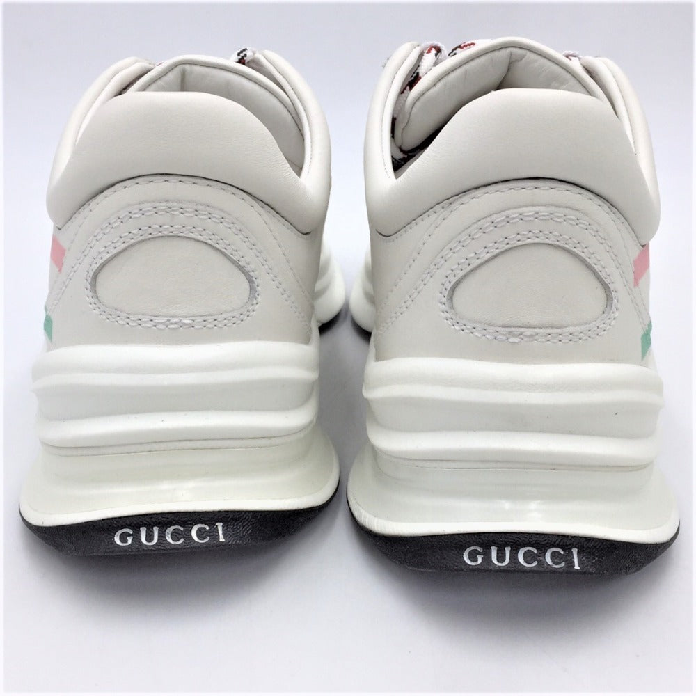 GUCCI (グッチ) スニーカー GUCCI RUN Gucci Lovelight レザースニーカー 36.5 23.5cm 734904  UHH20 9014 長さ27.5cm 未使用品