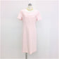 courreges (クレージュ) ワンピース courreges クレージュ フォーマルワンピース　ピンク　9AR　EFEGG-43390　パール 美品